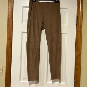 Lysse’ faux suede leggings M. Medium brown